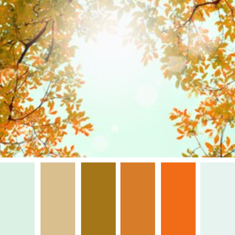 Modern colors for your fall wedding 