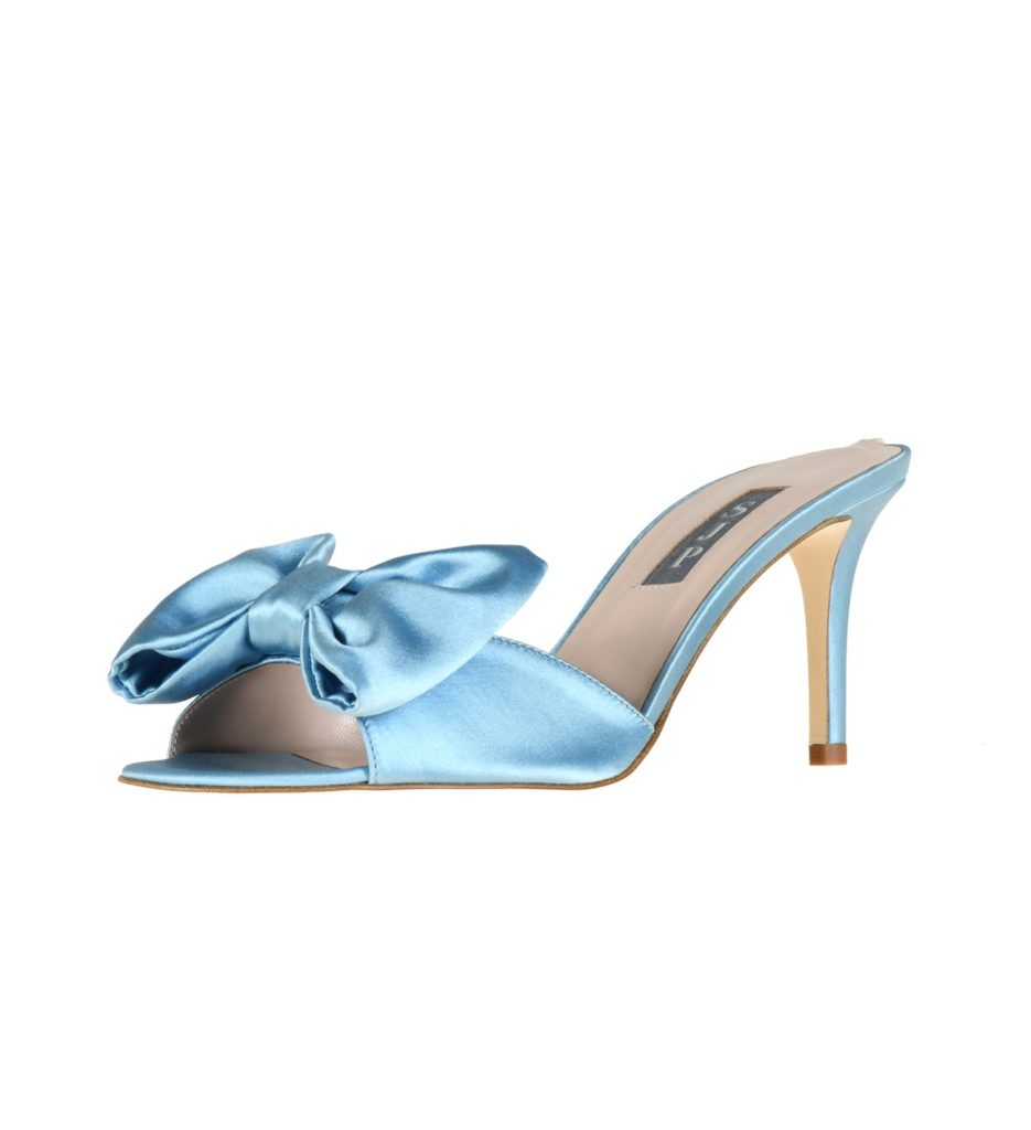 SJP Collection blue bridal shoes