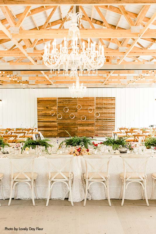 Rustic barn wedding wedding reception venue