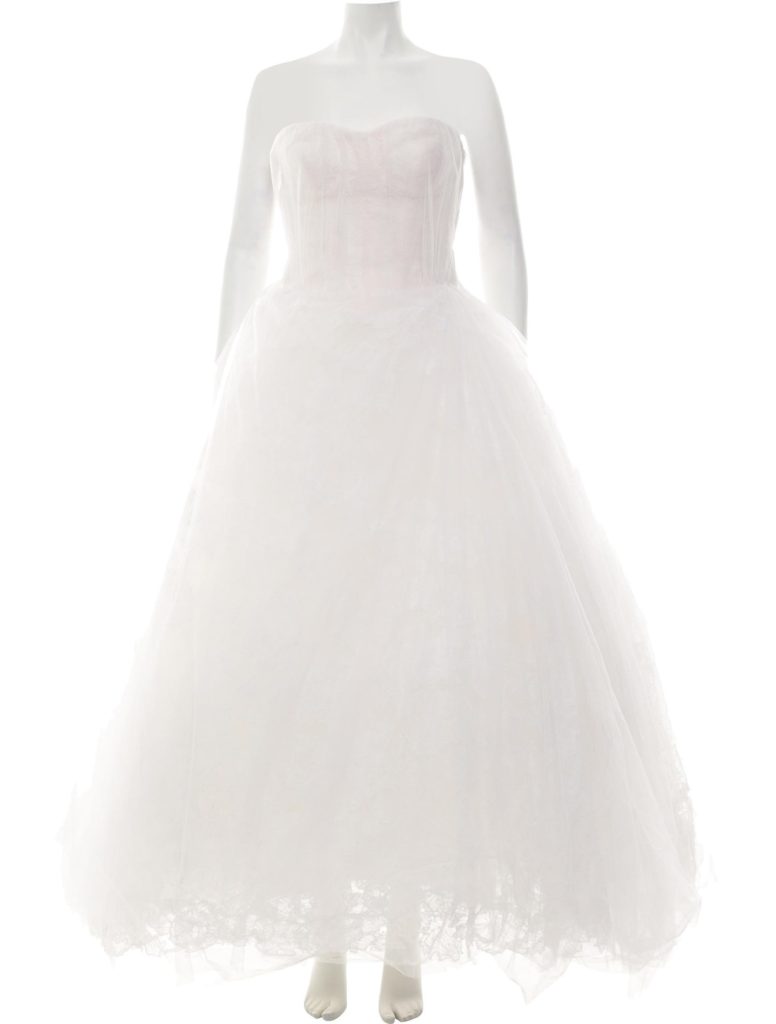 Vera Wang sustainable wedding gown