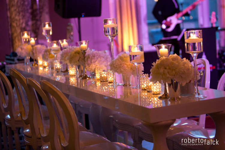 Moody centerpieces for spring weddings
