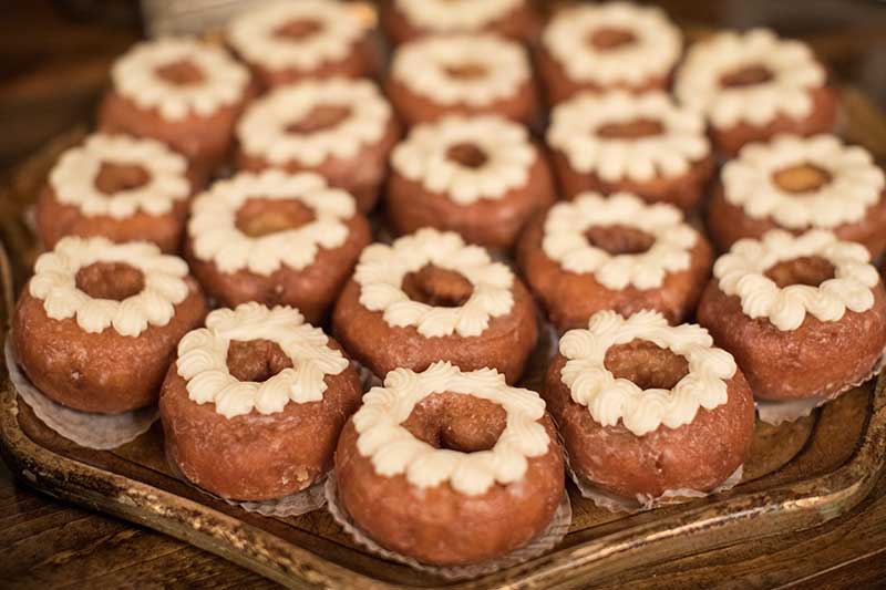 Donuts as wedding dessert 