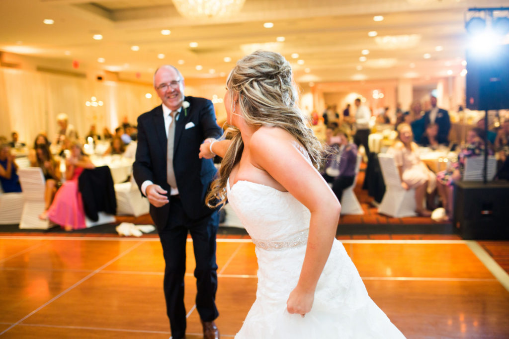 Father and daughter share unique first dance at wedding reception