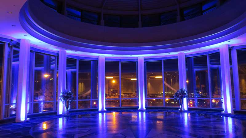 Wedding venue decor lighting by Imagine Lights