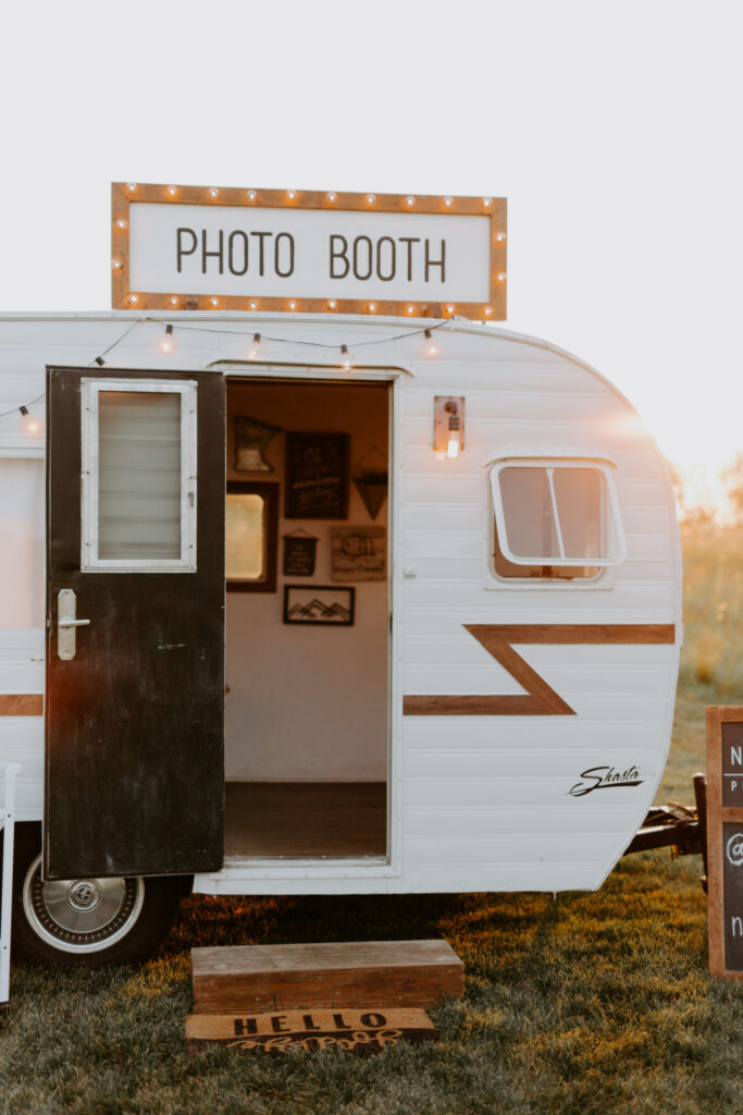 Camper photo booth by Northerly
