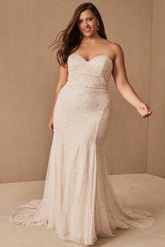 Beaded sparkly Hayley Paige Ricci Gown