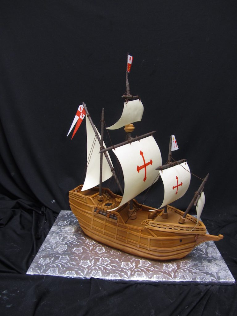Pirate ship groom's cake