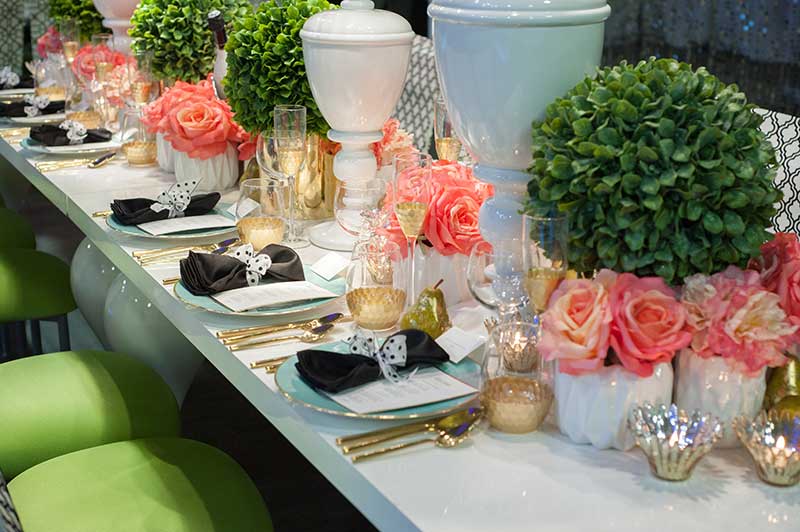 Kate Spade themed wedding at the Inspiration Station