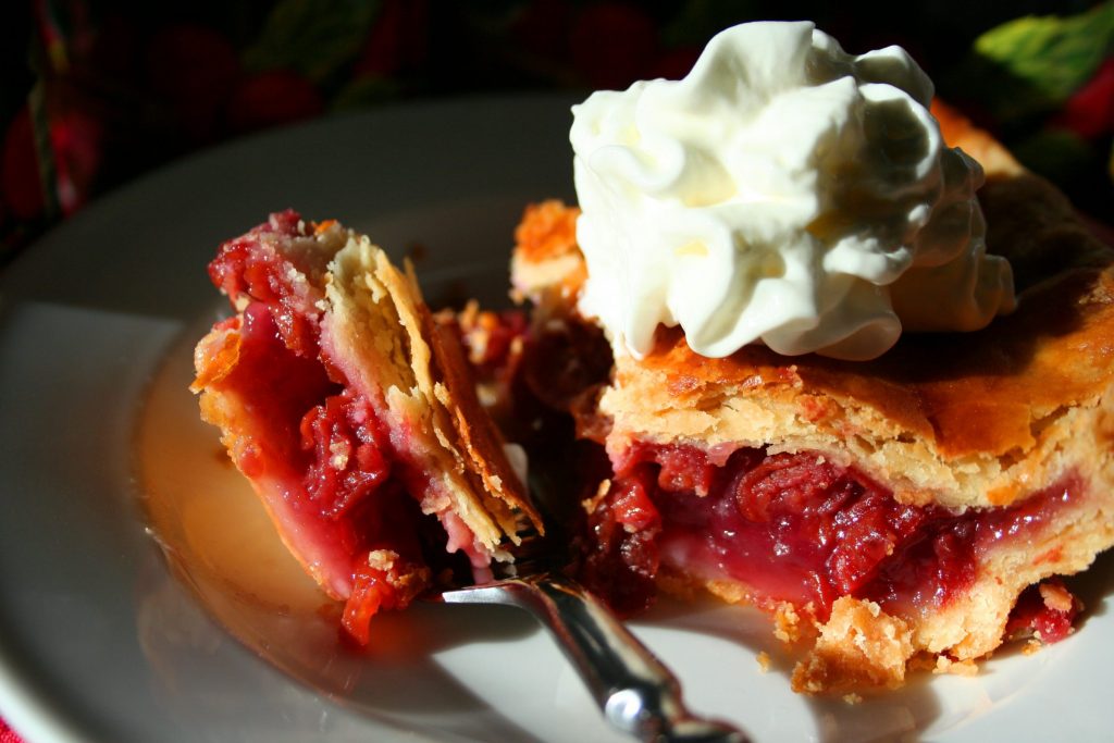 Cherry pie as wedding dessert by JohnJeanJuan