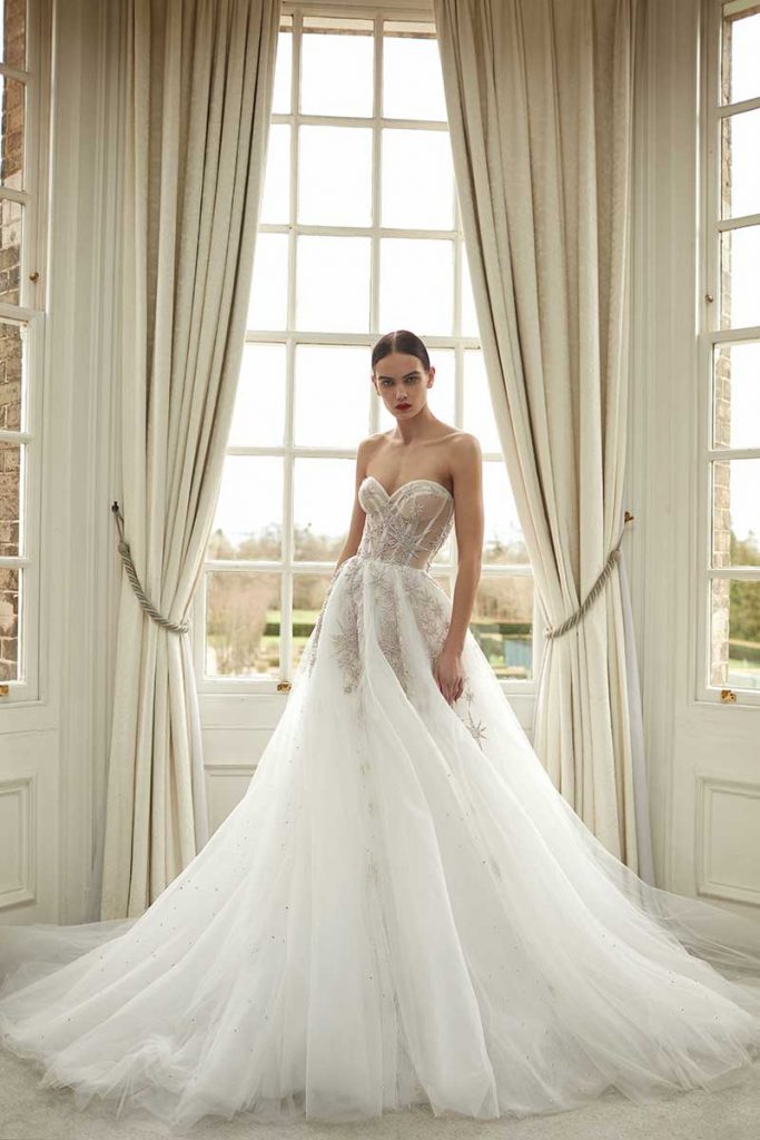 Corset top bridal gown by Galia Lahav