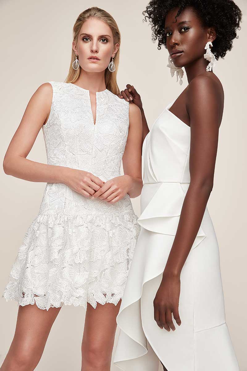 White dress options for wedding events 