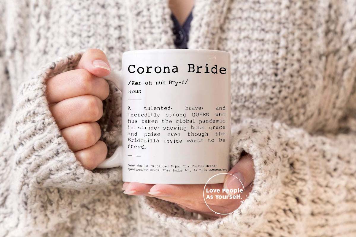 Corona bride coffee mug 