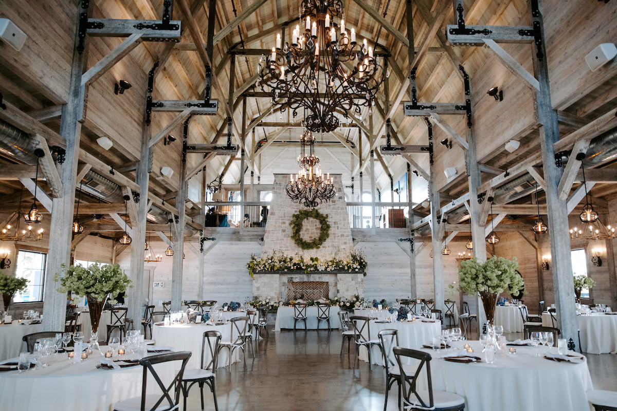 How to host a 2021 wedding reception during COVID at a barn venu