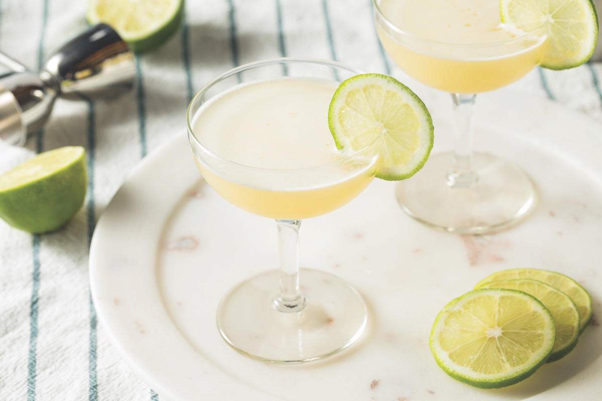 Lime daiquiri wedding cocktail 